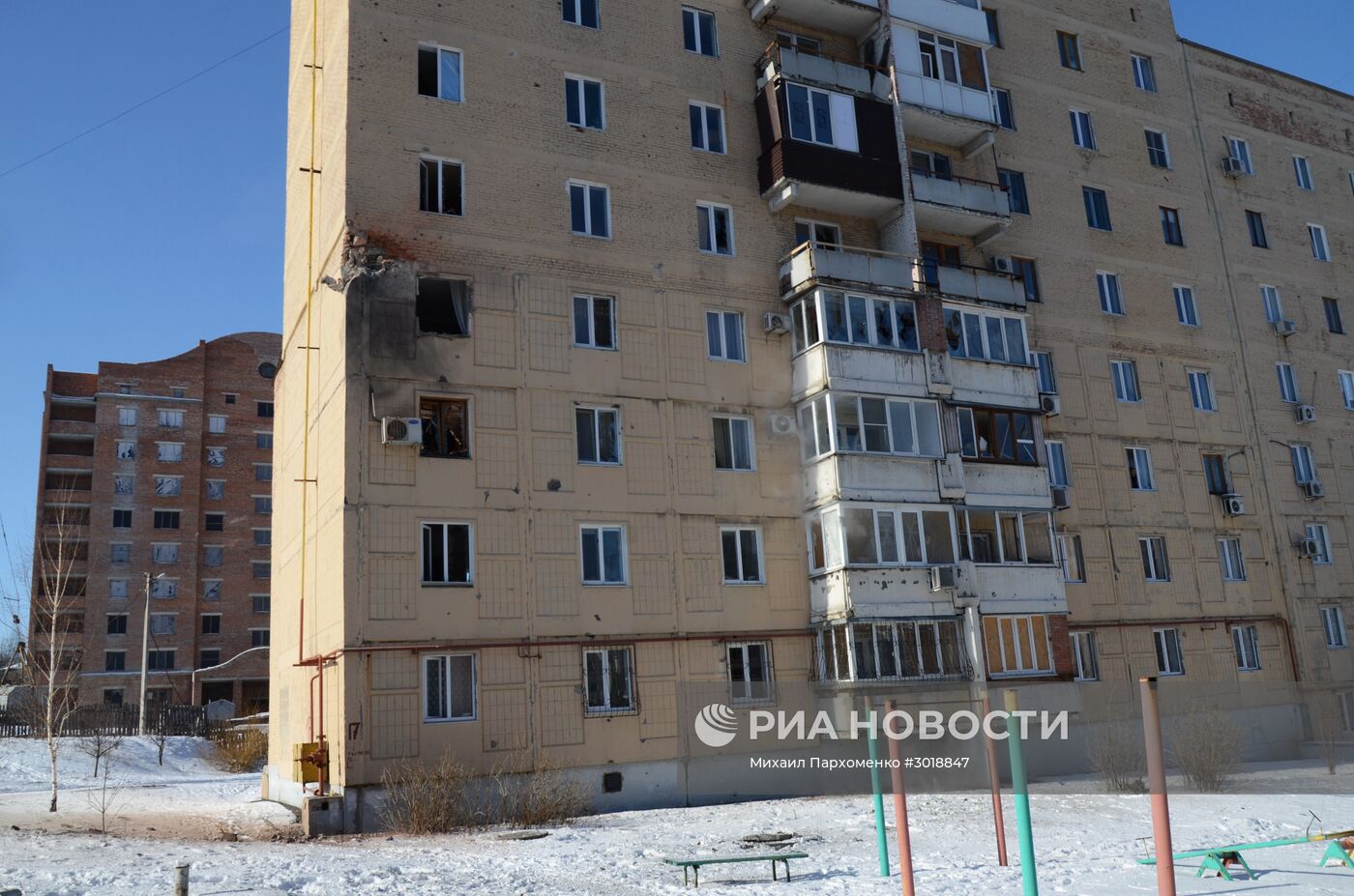 Ситуация после обстрелов в Донецкой области