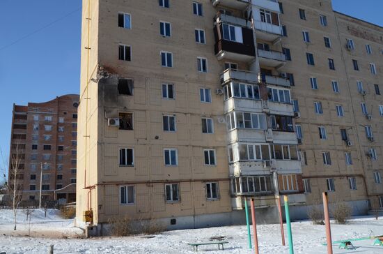 Ситуация после обстрелов в Донецкой области