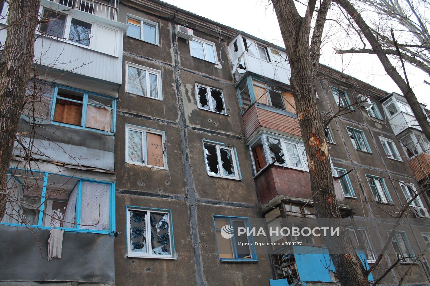 Ситуация после обстрелов в Донецке
