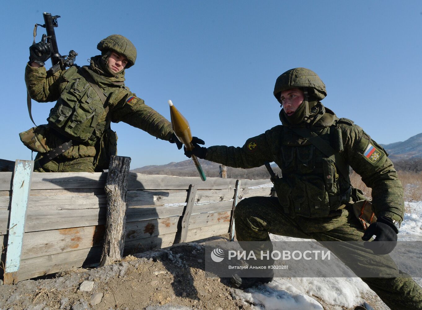Учения морской пехоты в Приморском крае