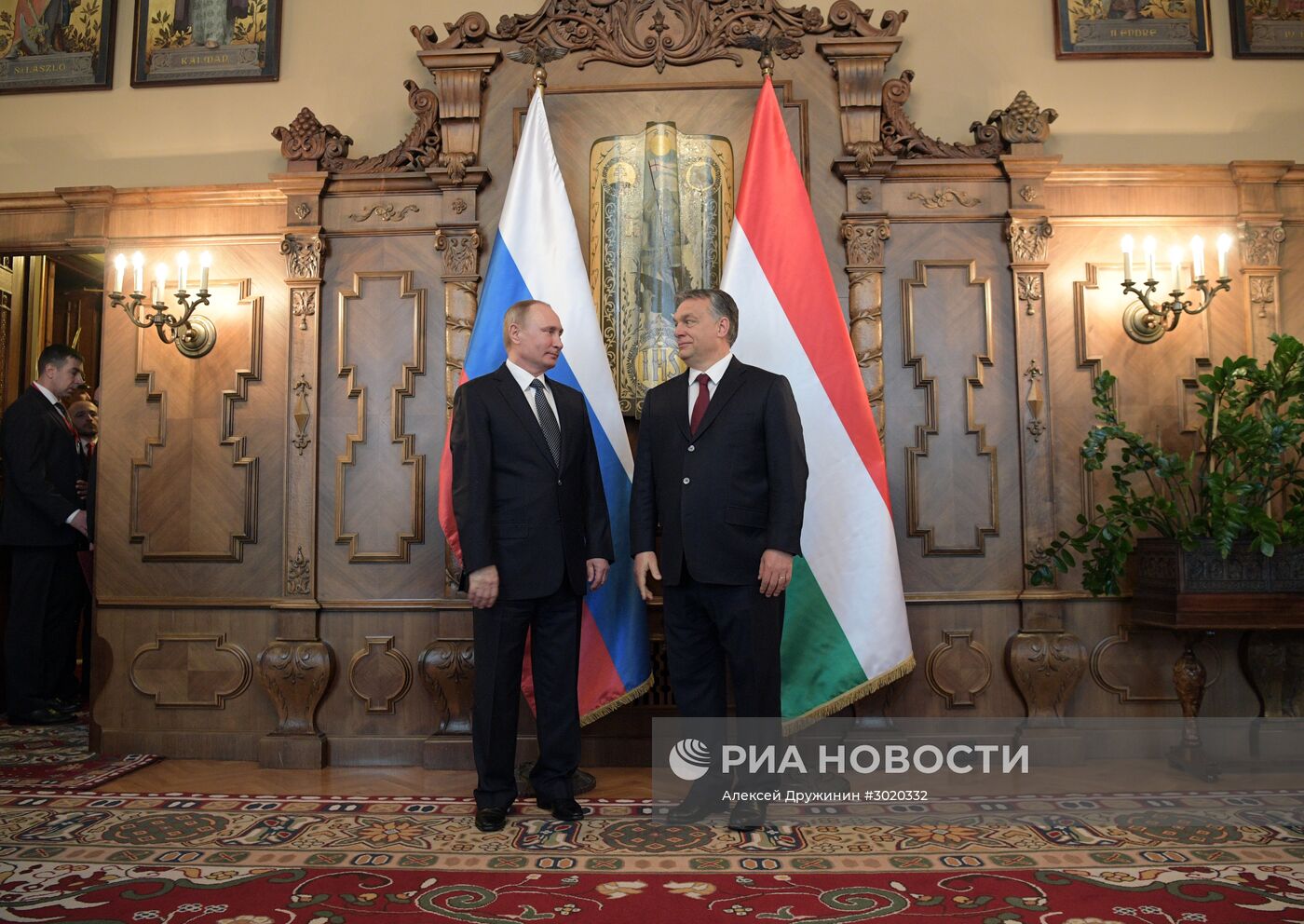 Рабочий визит президента РФ В. Путина в Венгрию