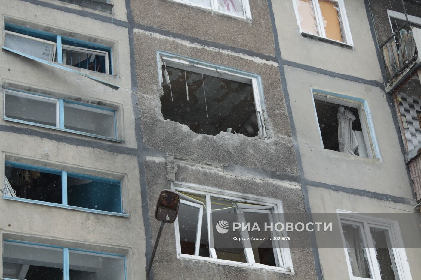 Ситуация после обстрелов в Донецке
