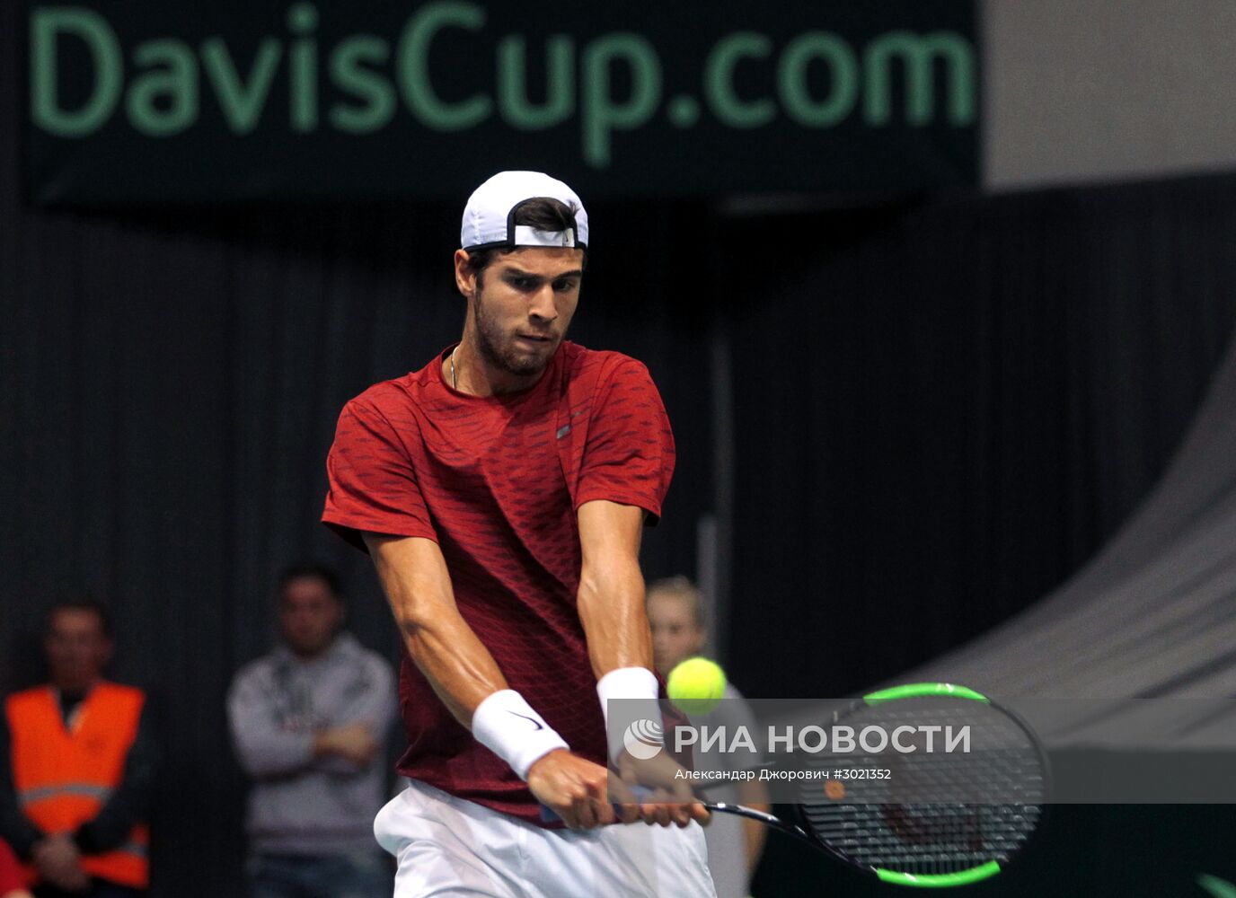 Теннис. Кубок Дэвиса. Матч Сербия - Россия. Первый день