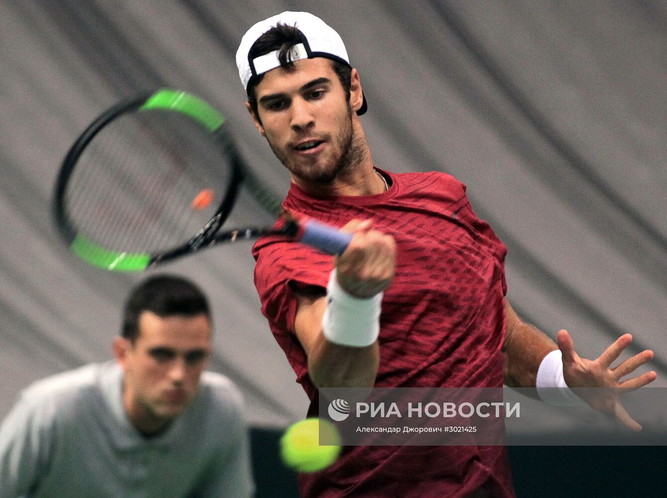 Теннис. Кубок Дэвиса. Матч Сербия - Россия. Первый день