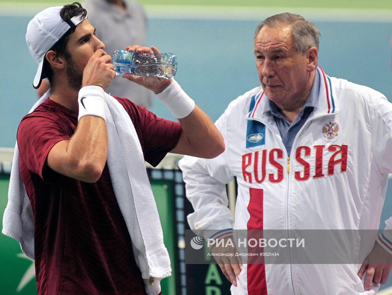 Теннис. Кубок Дэвиса. Матч Сербия - Россия. Первый день