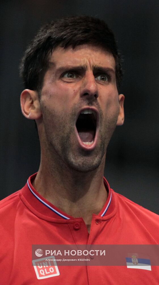 Теннис. Кубок Дэвиса. Матч Сербия - Россия. Первый день