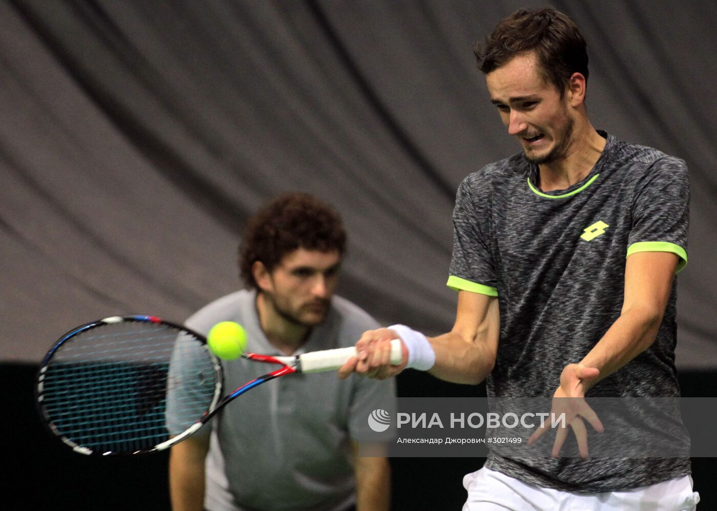 Теннис. Кубок Дэвиса. Матч Сербия - Россия. Первый день