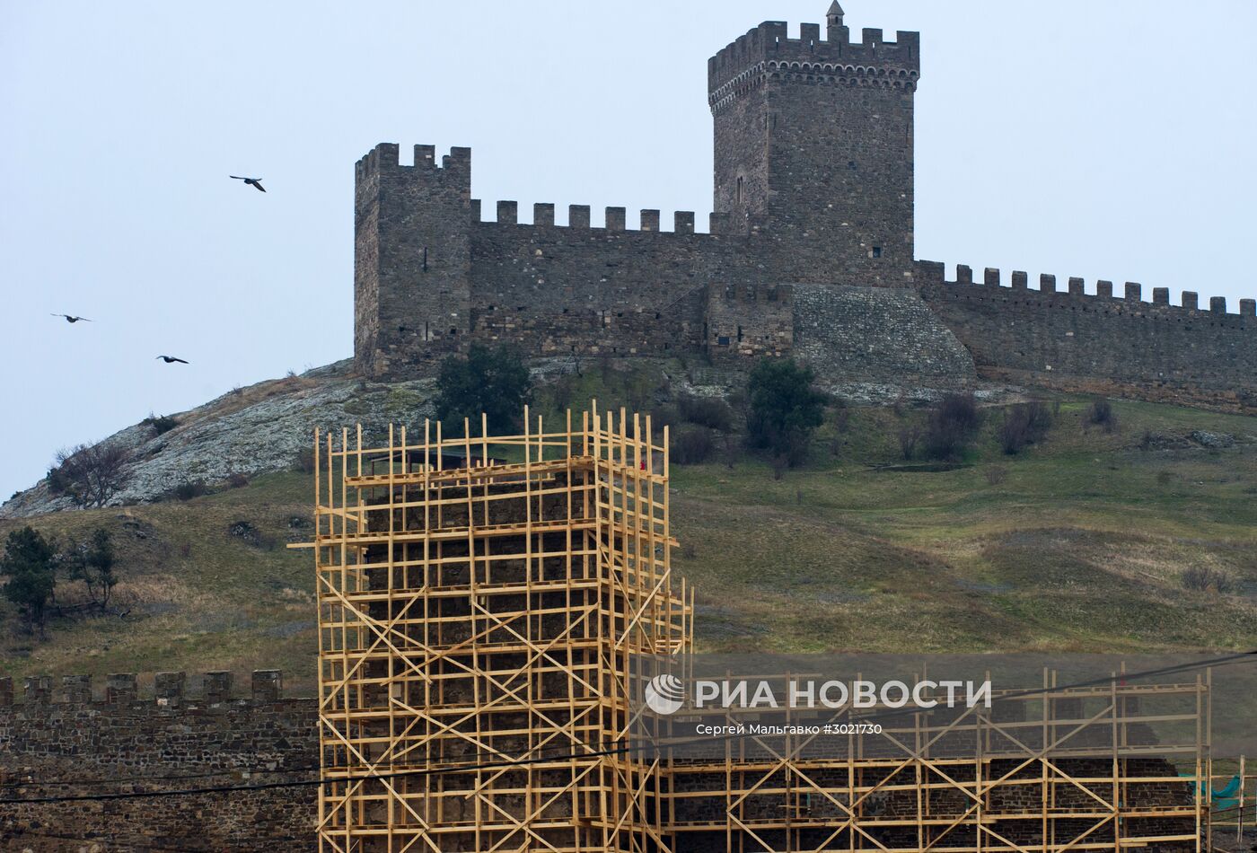 Реконструкция Генуэзской крепости в Судаке