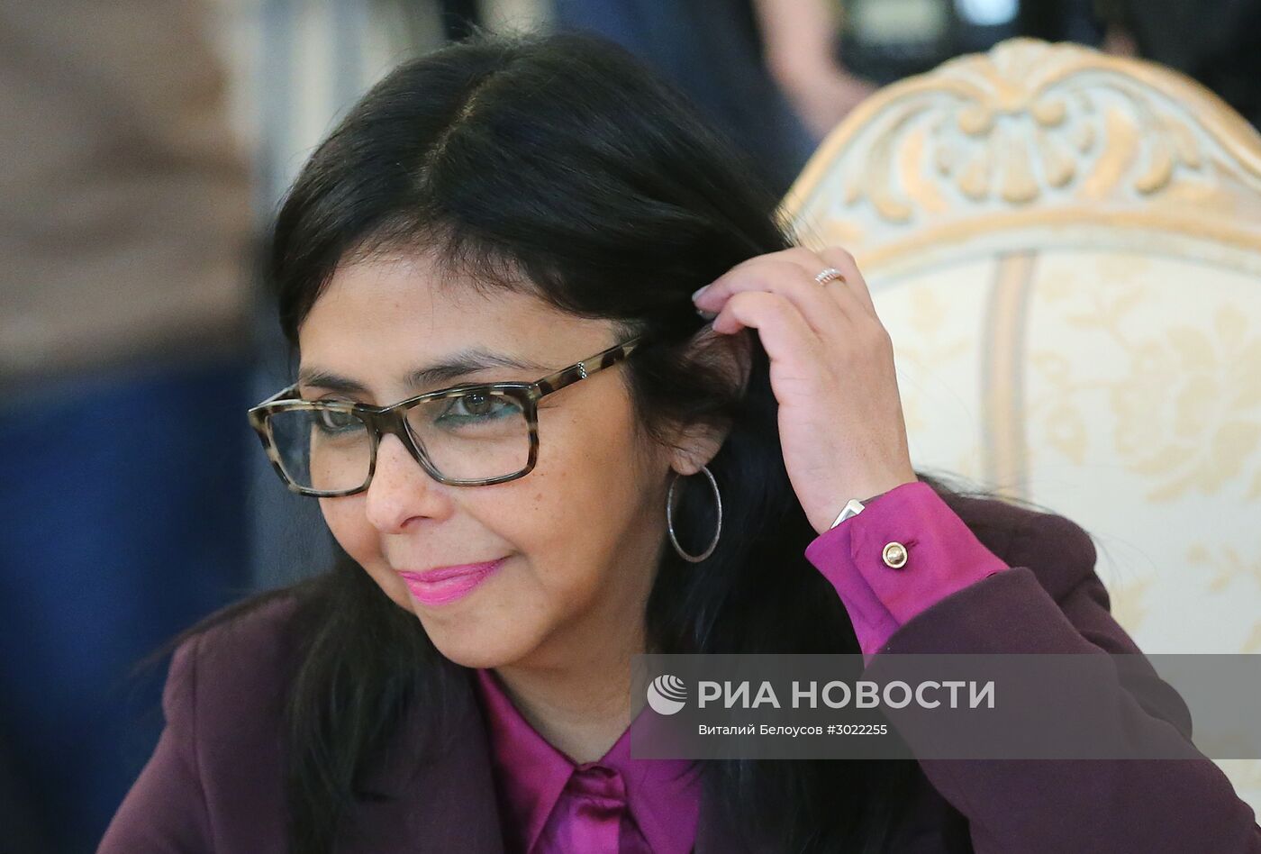 Встреча глав МИД РФ и Венесуэлы С. Лаврова и Д. Родригес