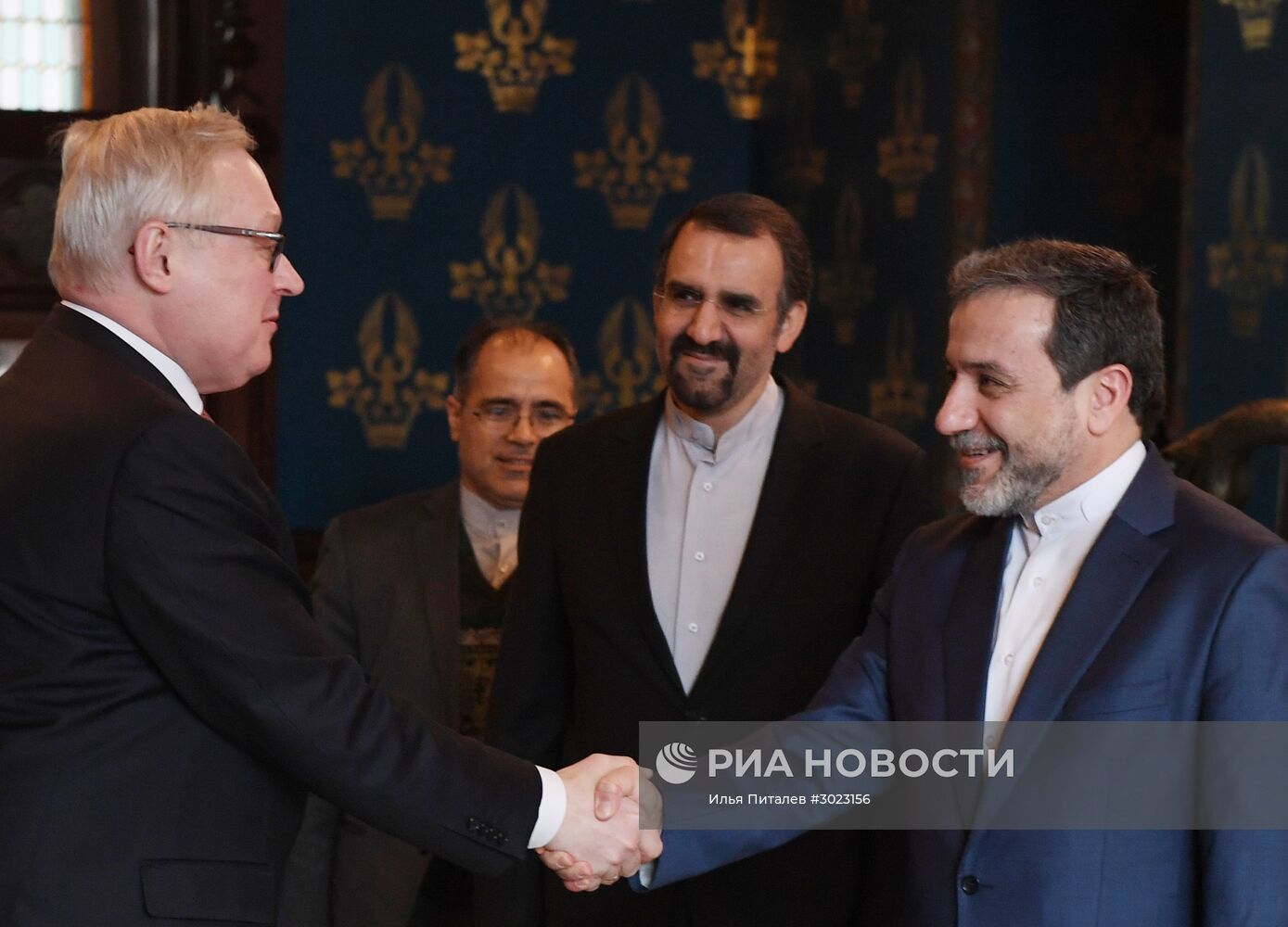 Заместитель министра иностранных дел РФ С.Рябков встретился с заместителем министра иностранных дел Ирана А.Аракчи