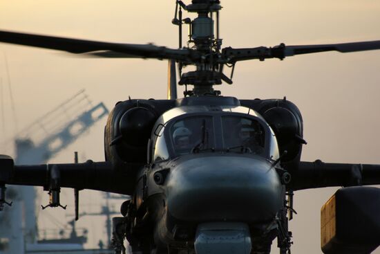 Дальний морской поход отряда боевых кораблей Северного флота РФ