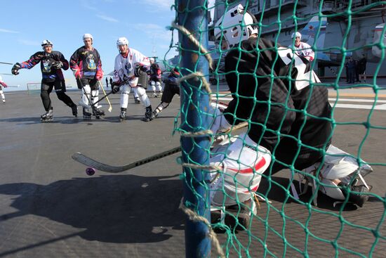 Дальний морской поход отряда боевых кораблей Северного флота РФ