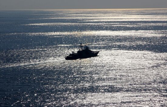 Дальний морской поход отряда боевых кораблей Северного флота РФ