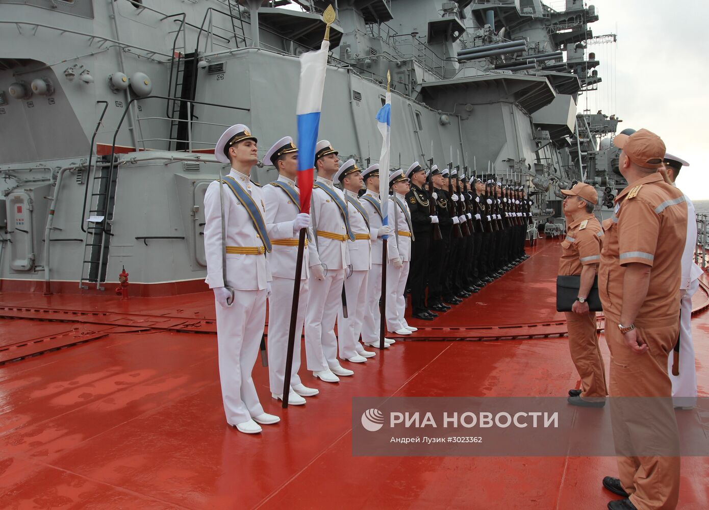 Дальний морской поход отряда боевых кораблей Северного флота РФ