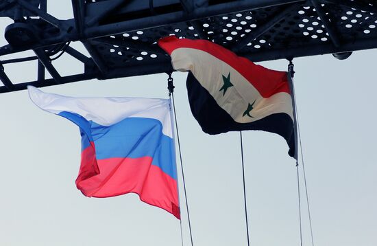 Дальний морской поход отряда боевых кораблей Северного флота РФ