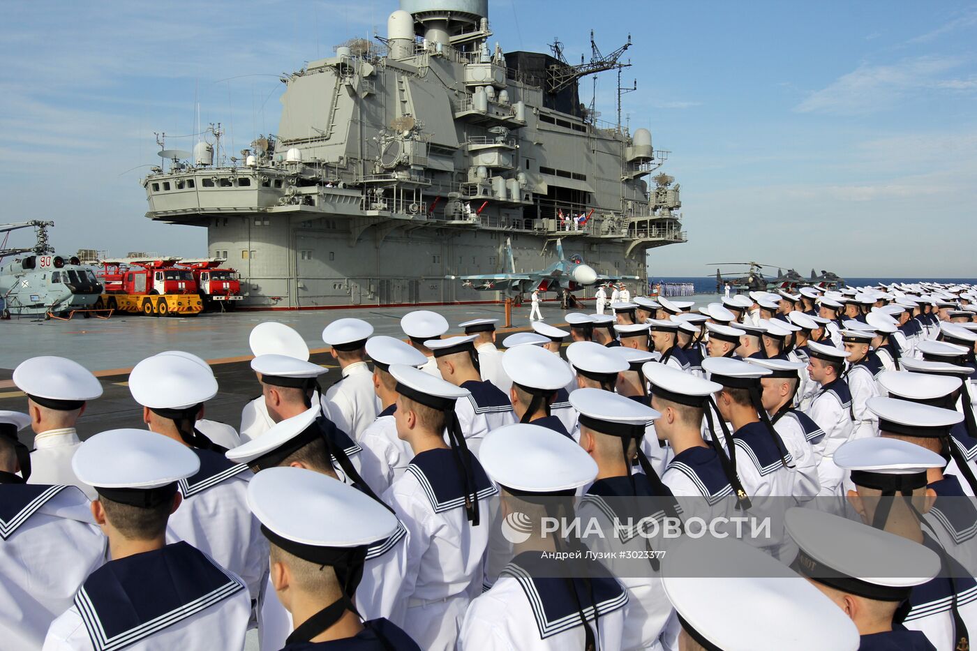 Дальний морской поход отряда боевых кораблей Северного флота РФ