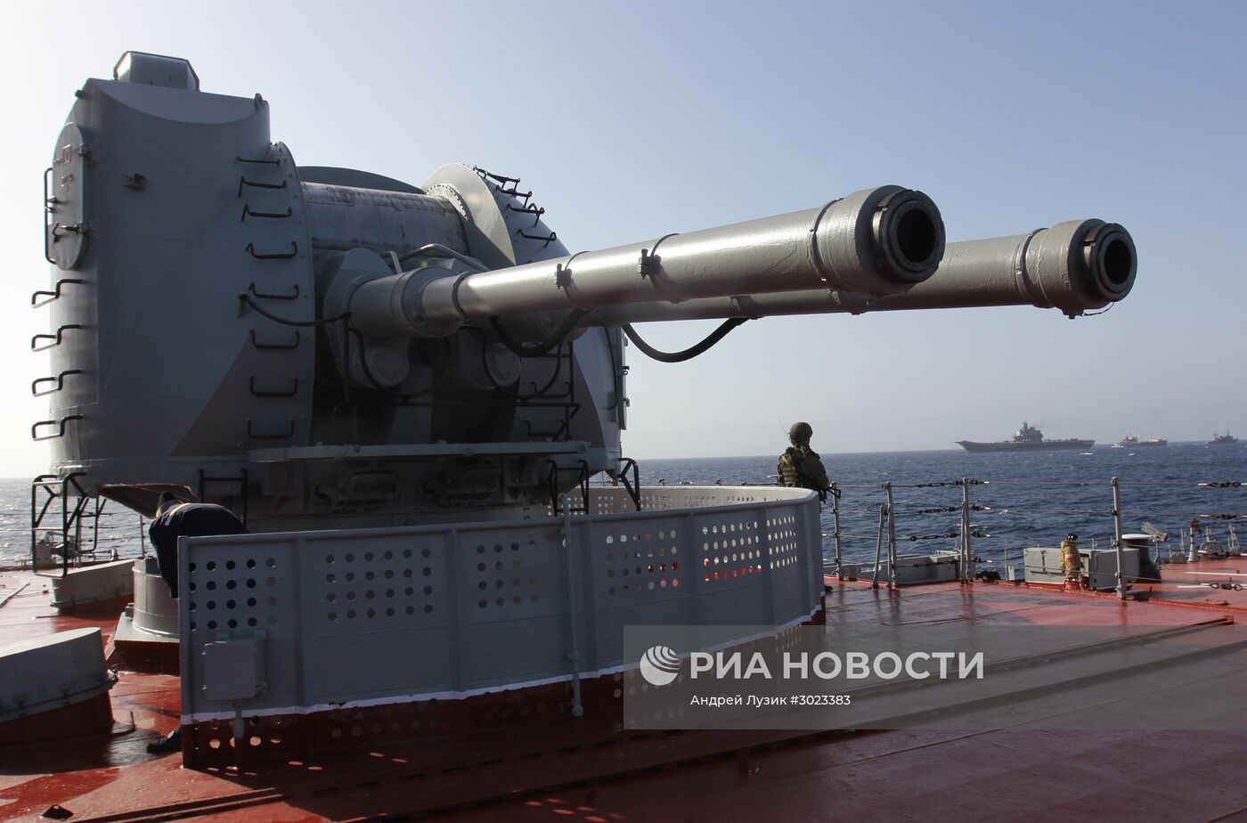 Дальний морской поход отряда боевых кораблей Северного флота РФ