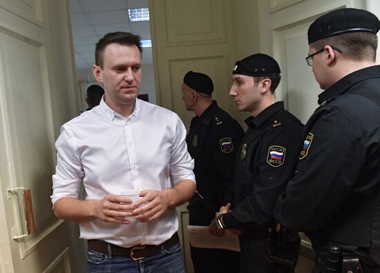 Оглашение приговора Алексею Навальному