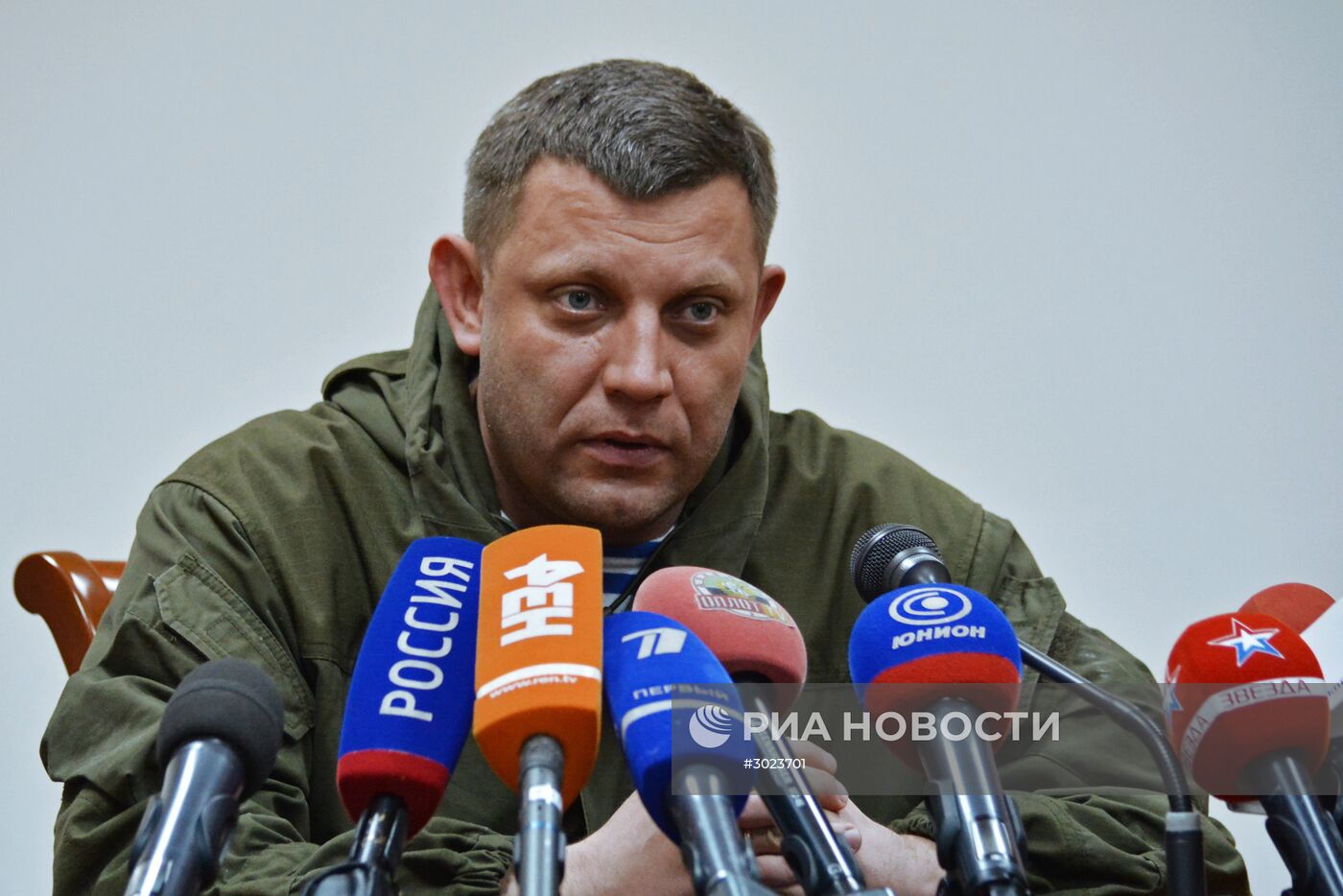 Пресс-конференция Александра Захарченко в Донецке
