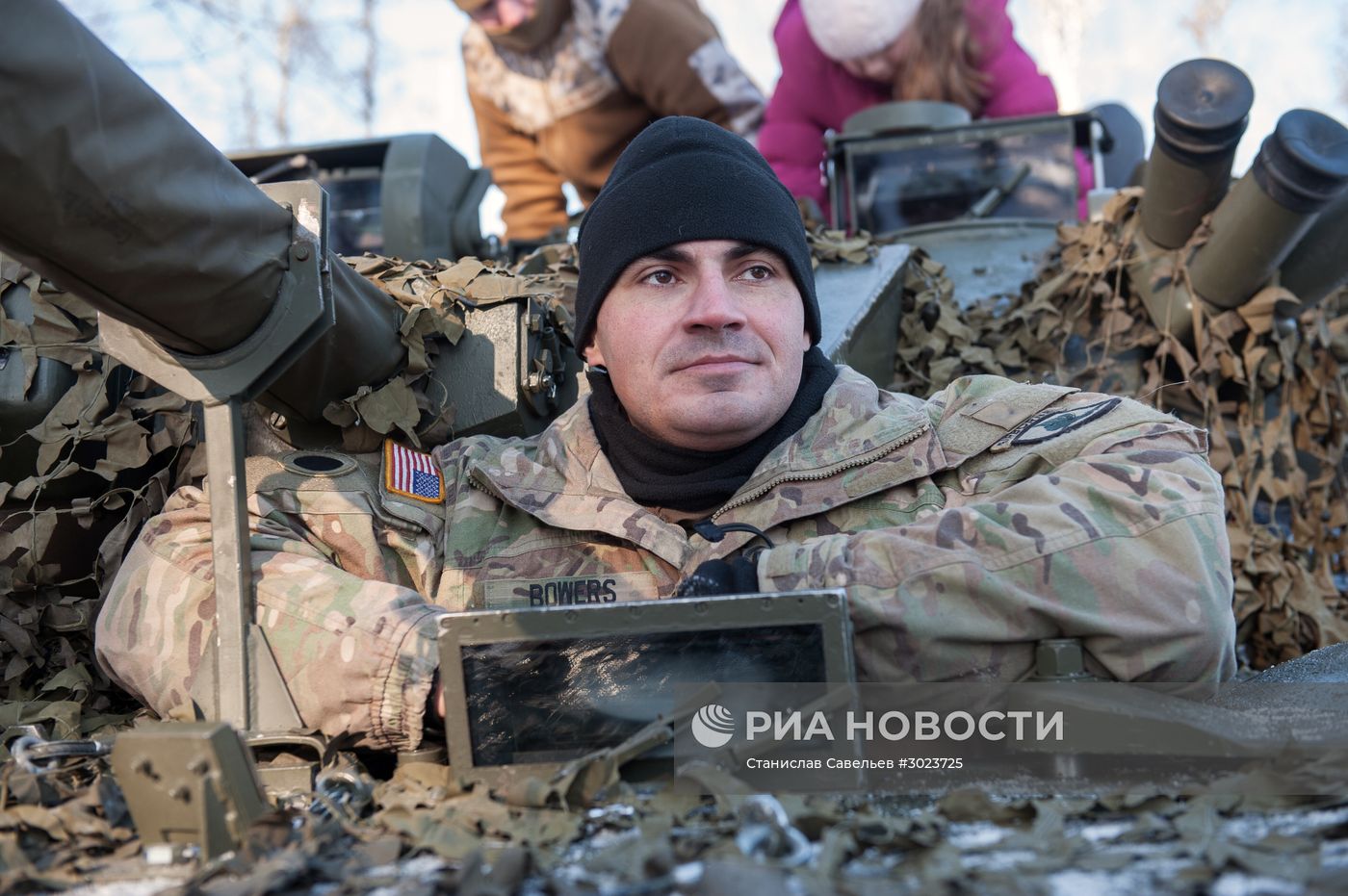 Демонстрация военной техники НАТО в Латвии