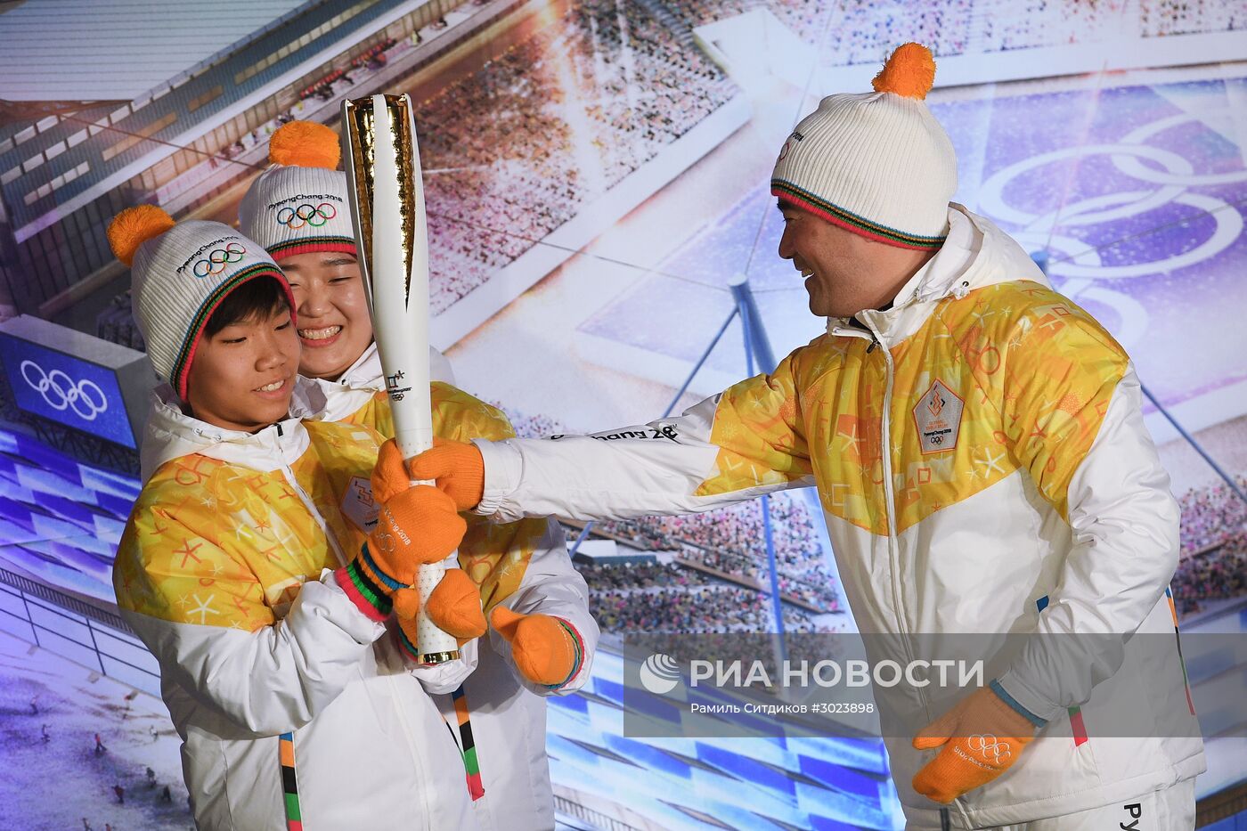 Пресс-конференция, посвященная году до Олимпиады 2018 в Пхенчхане
