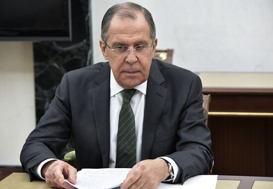 Президент РФ В. Путин провел заседание Совбеза РФ