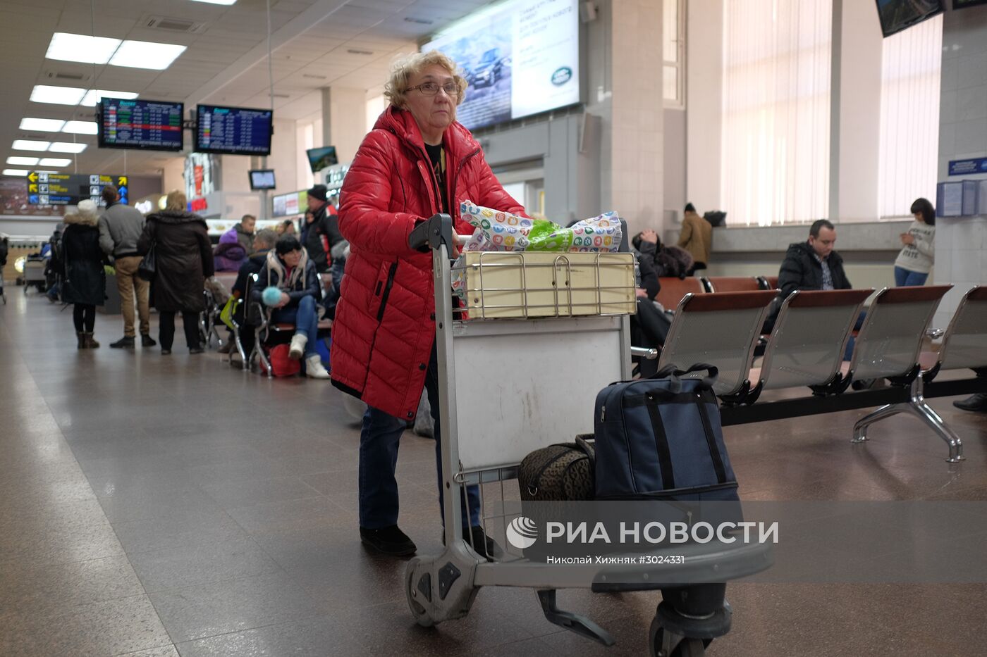 Международный аэропорт "Краснодар" принял одноименный самолет авиакомпании "Россия"