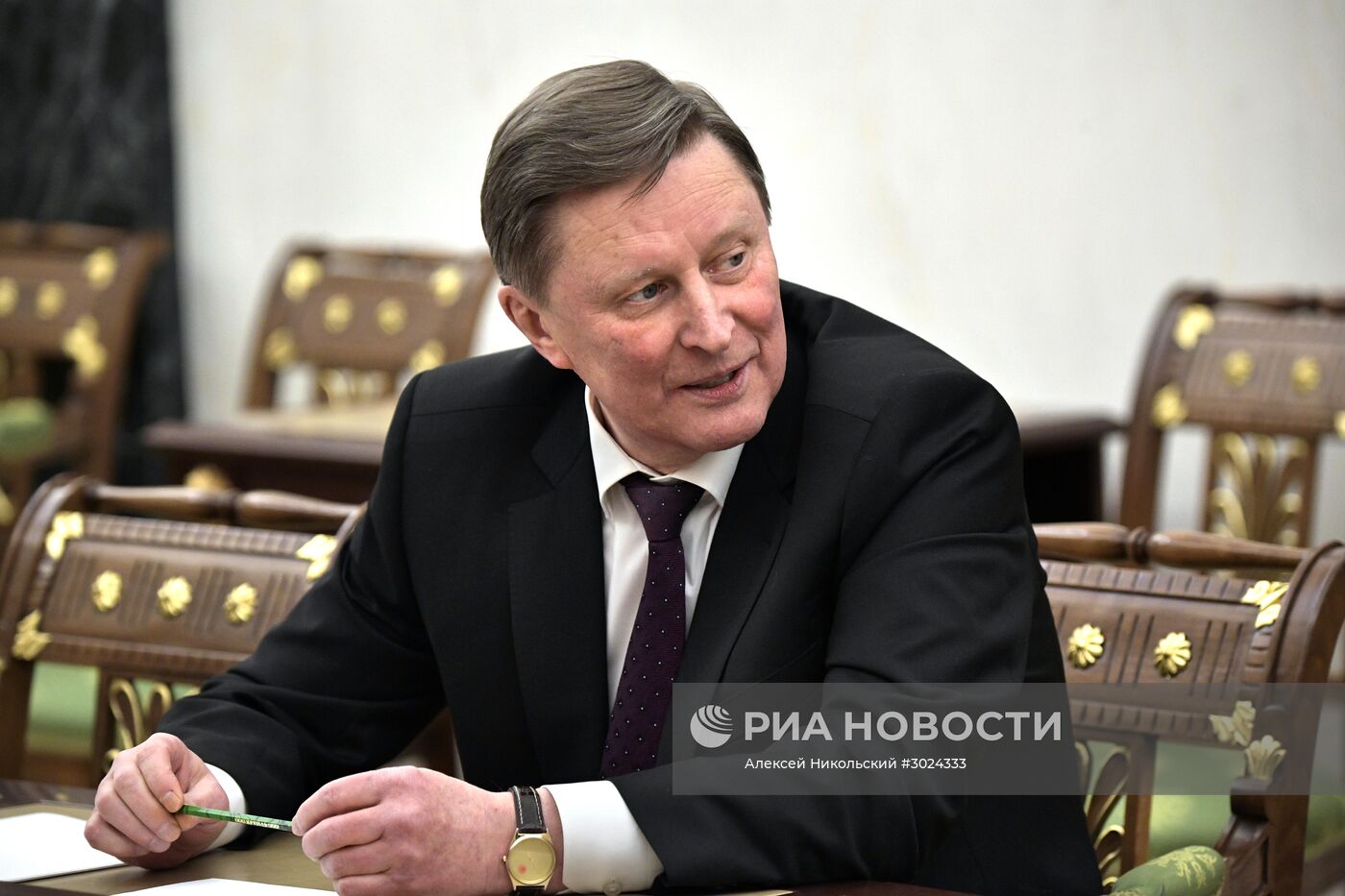 Президент РФ В. Путин провел заседание Совбеза РФ