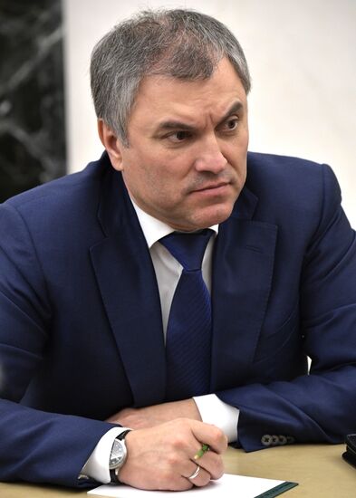 Президент РФ В. Путин провел заседание Совбеза РФ