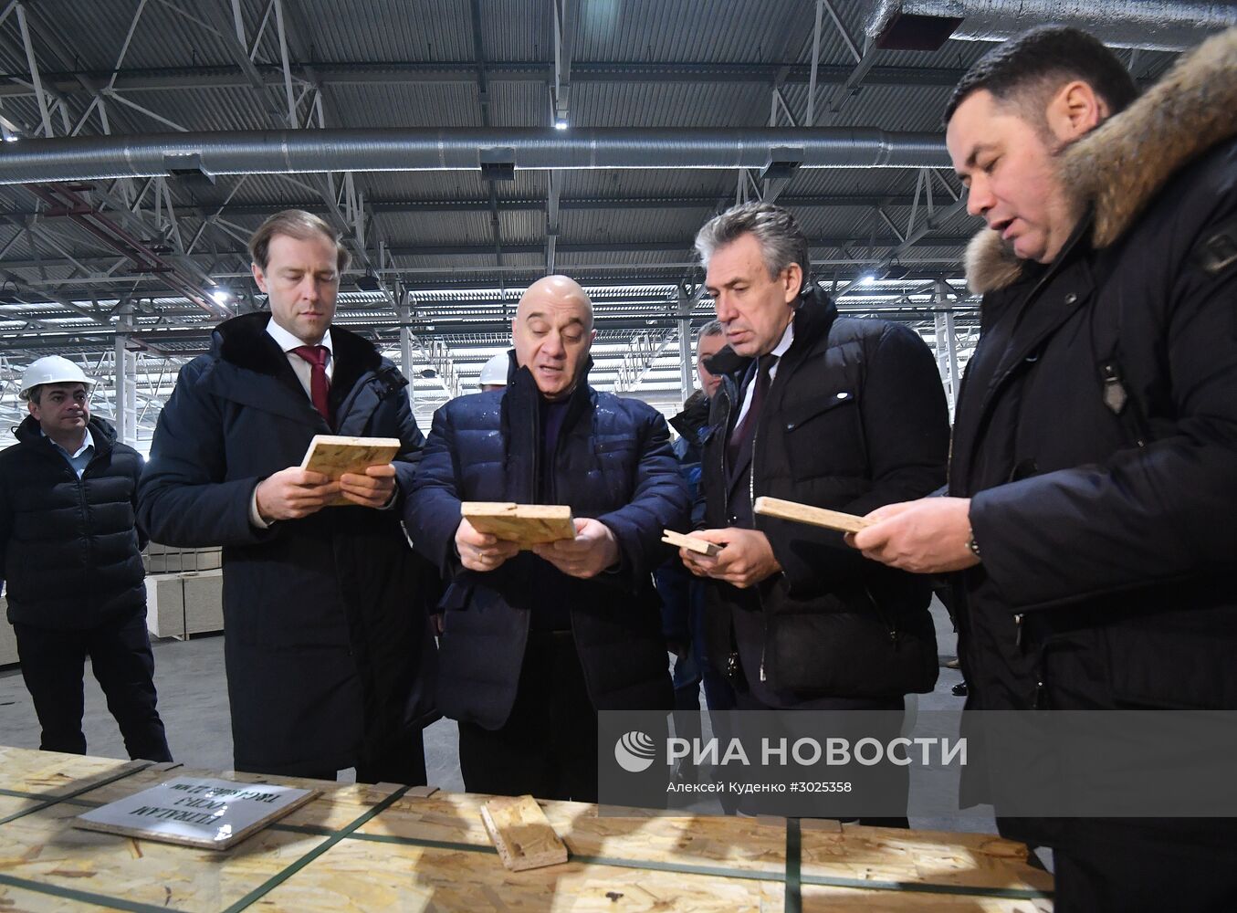 Открытие завода по производству OSB-плит "Талион Арбор" в Тверской области