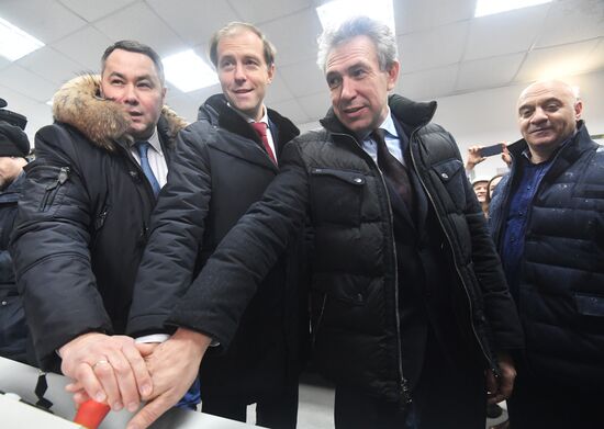 Открытие завода по производству OSB-плит "Талион Арбор" в Тверской области