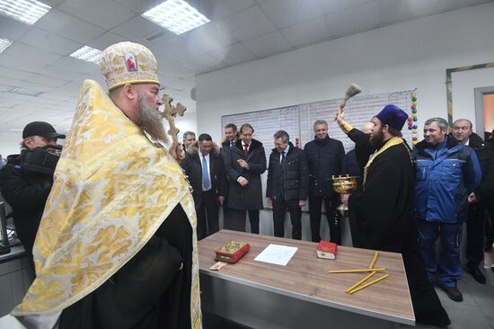 Открытие завода по производству OSB-плит "Талион Арбор" в Тверской области