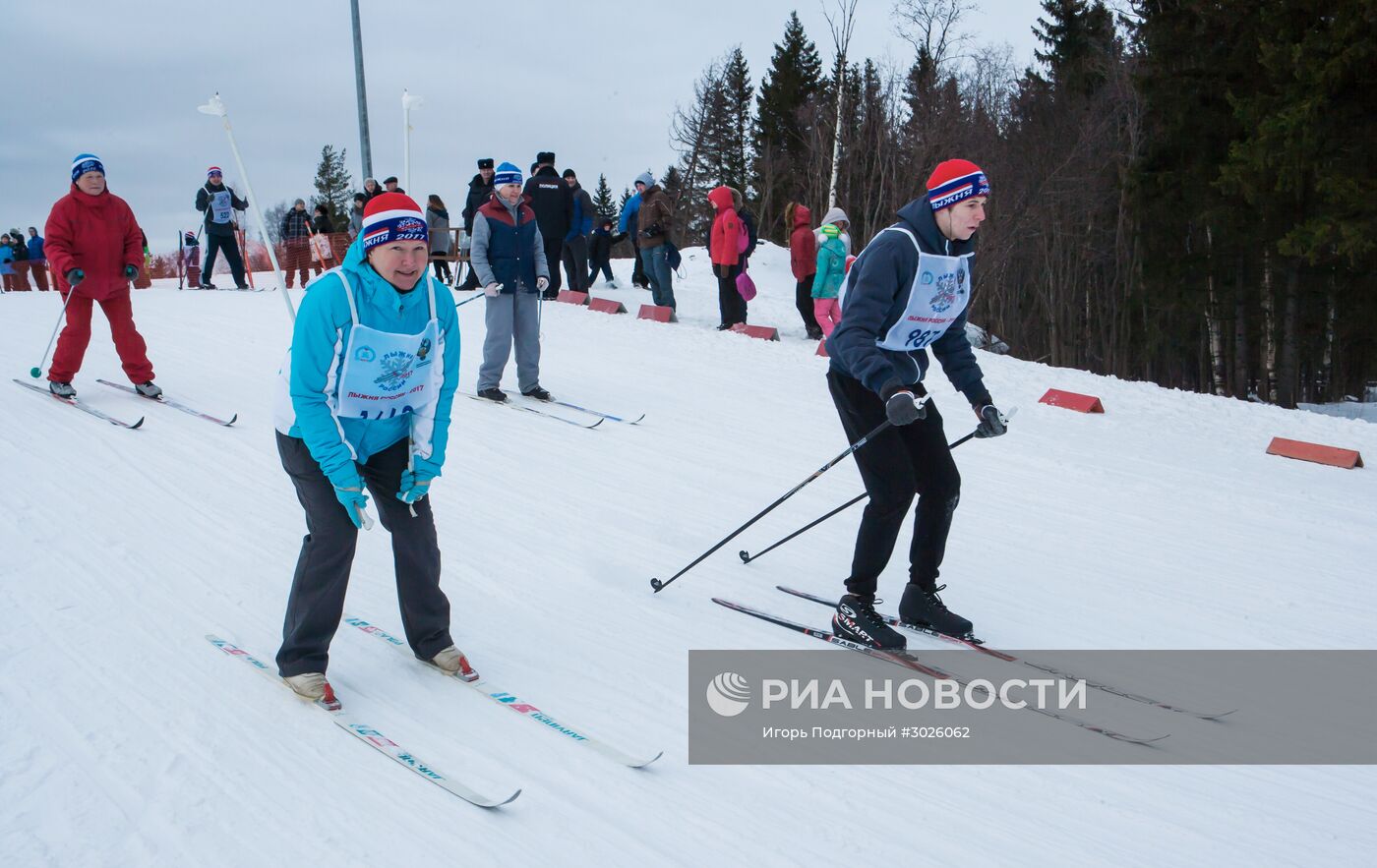 Всероссийская массовая лыжная гонка "Лыжня России - 2017