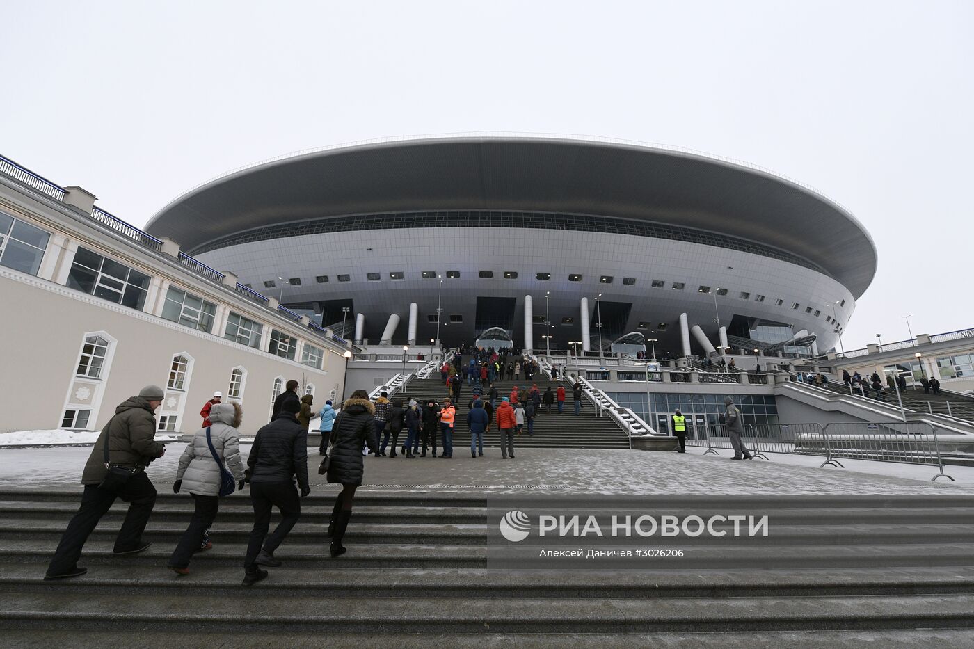 Тестовое мероприятие "Первый посетитель" на стадионе "Крестовский"