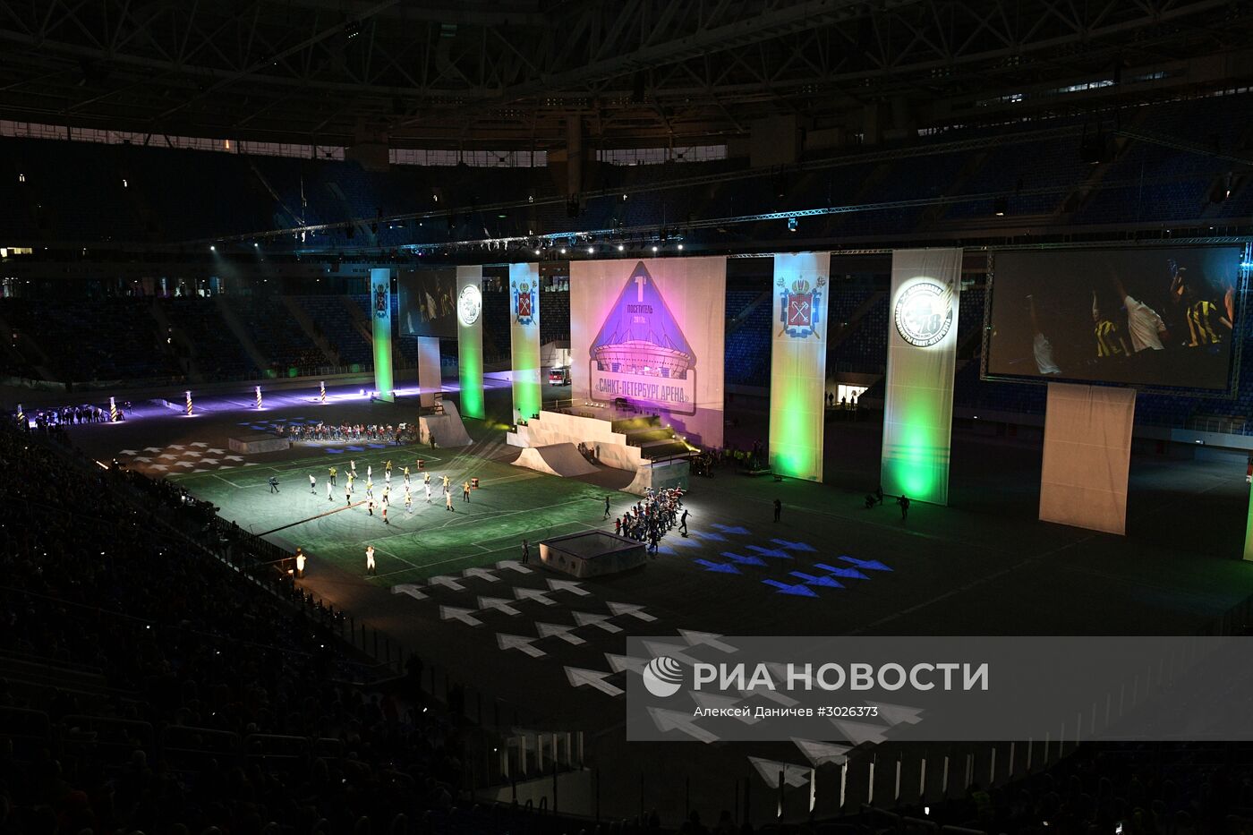 Тестовое мероприятие "Первый посетитель" на стадионе "Крестовский"