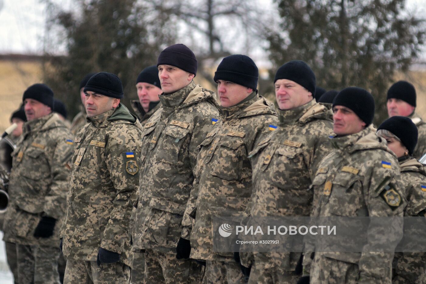 Посещение А. Парубием воинской части ВС Украины во Львовской области