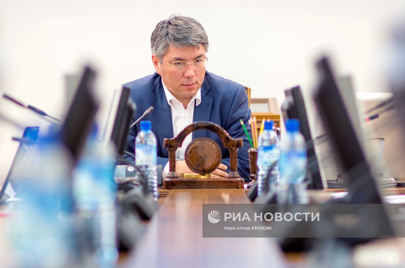 Встреча врио главы Республики Бурятия Алексея Цыденова с руководителями СМИ
