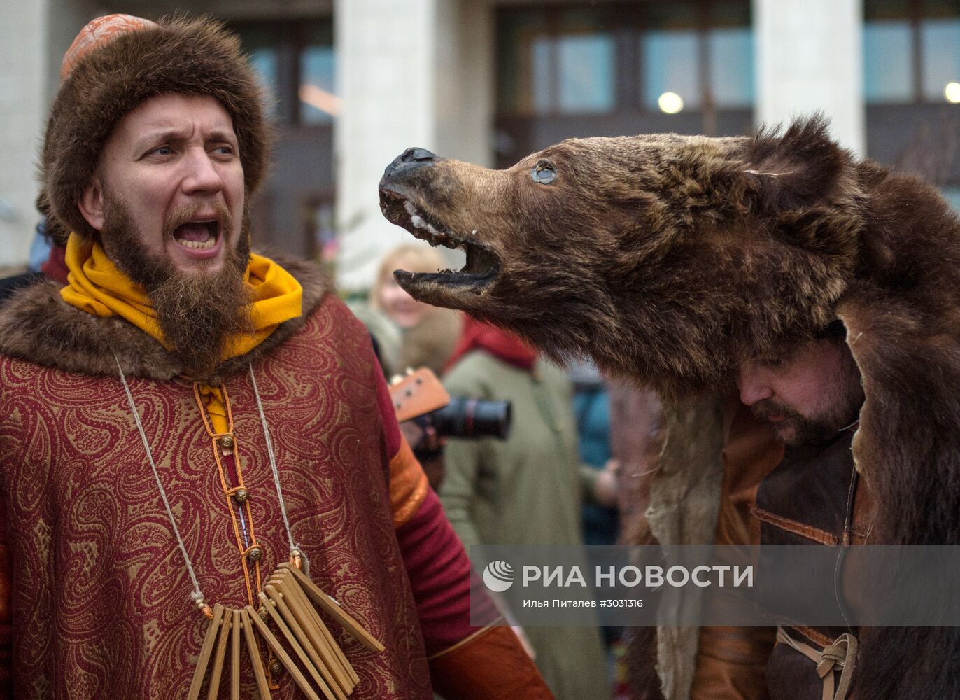 Открытие фестиваля "Московская масленица"