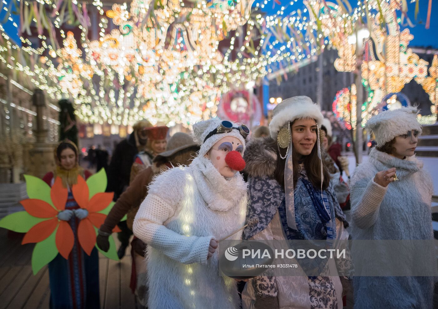 Открытие фестиваля "Московская масленица"