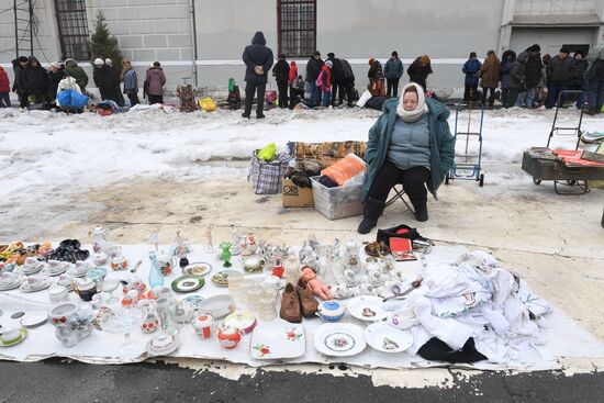 Городской блошиный рынок в Музее Москвы