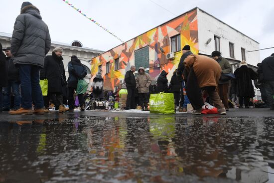 Городской блошиный рынок в Музее Москвы