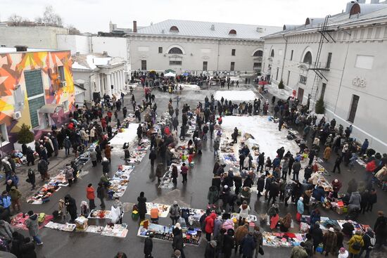 Городской блошиный рынок в Музее Москвы