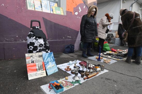 Городской блошиный рынок в Музее Москвы