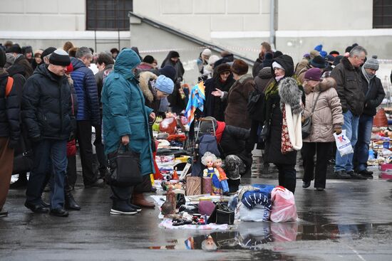 Городской блошиный рынок в Музее Москвы