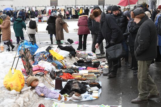 Городской блошиный рынок в Музее Москвы