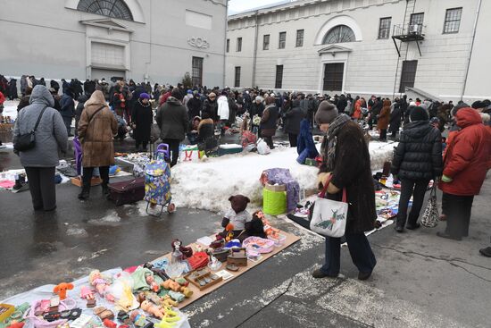 Городской блошиный рынок в Музее Москвы