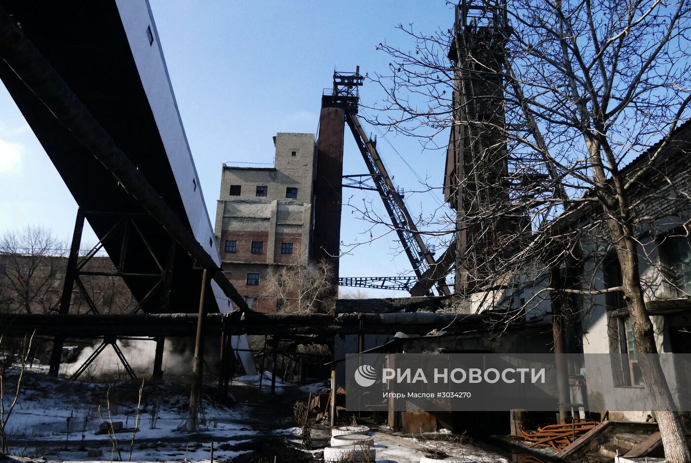 Шахта "Макеевуголь" в Донецкой области