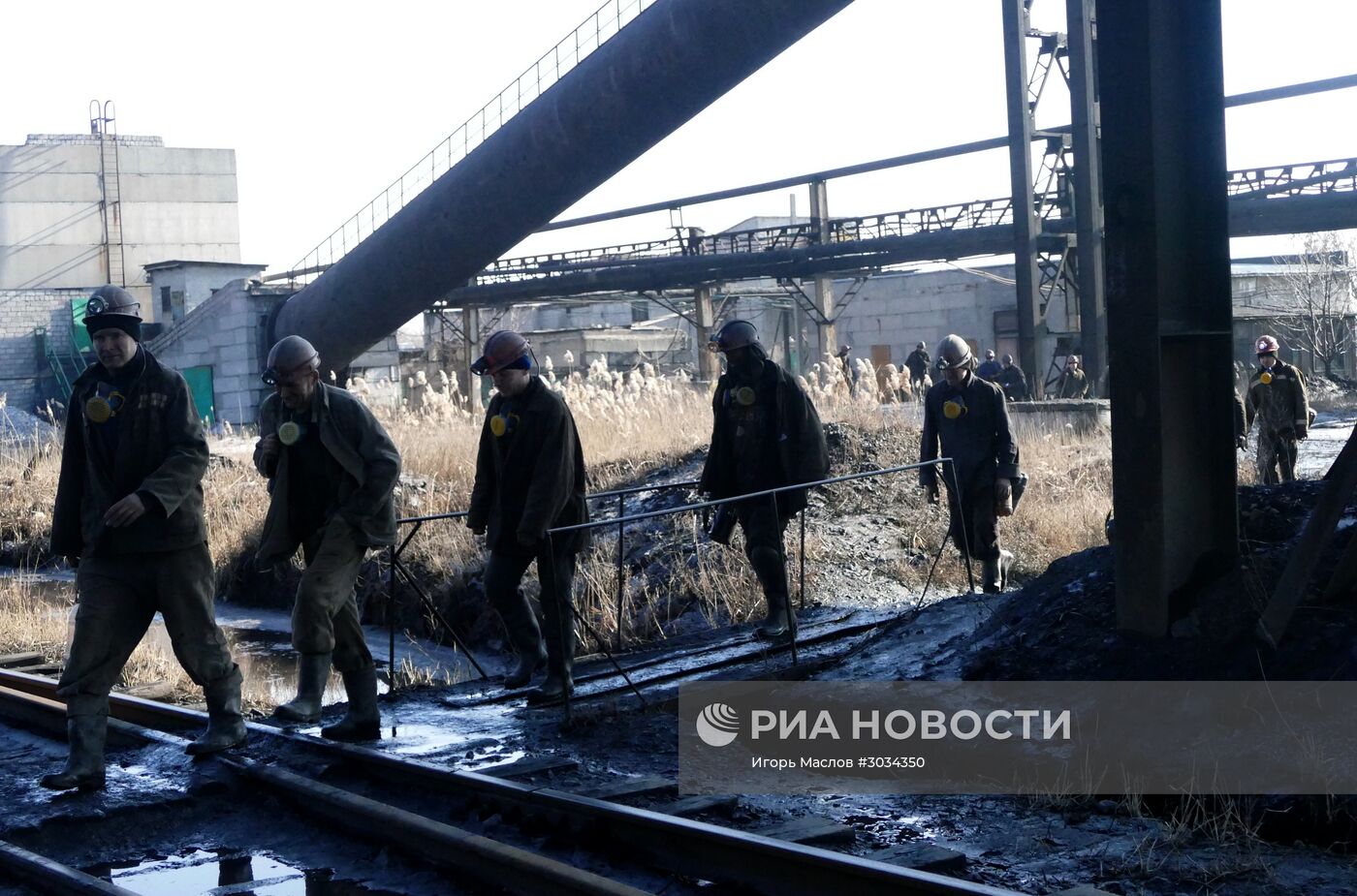 Шахта "Макеевуголь" в Донецкой области