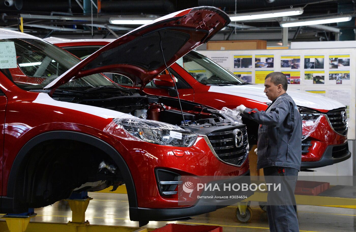 Производство автомобиля Mazda 6 во Владивостоке