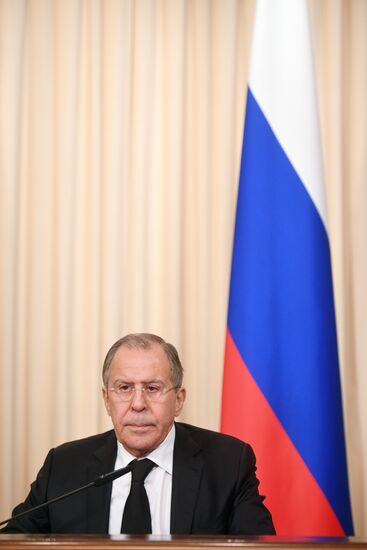 Глава МИД РФ С. Лавров провел ряд встреч в Москве